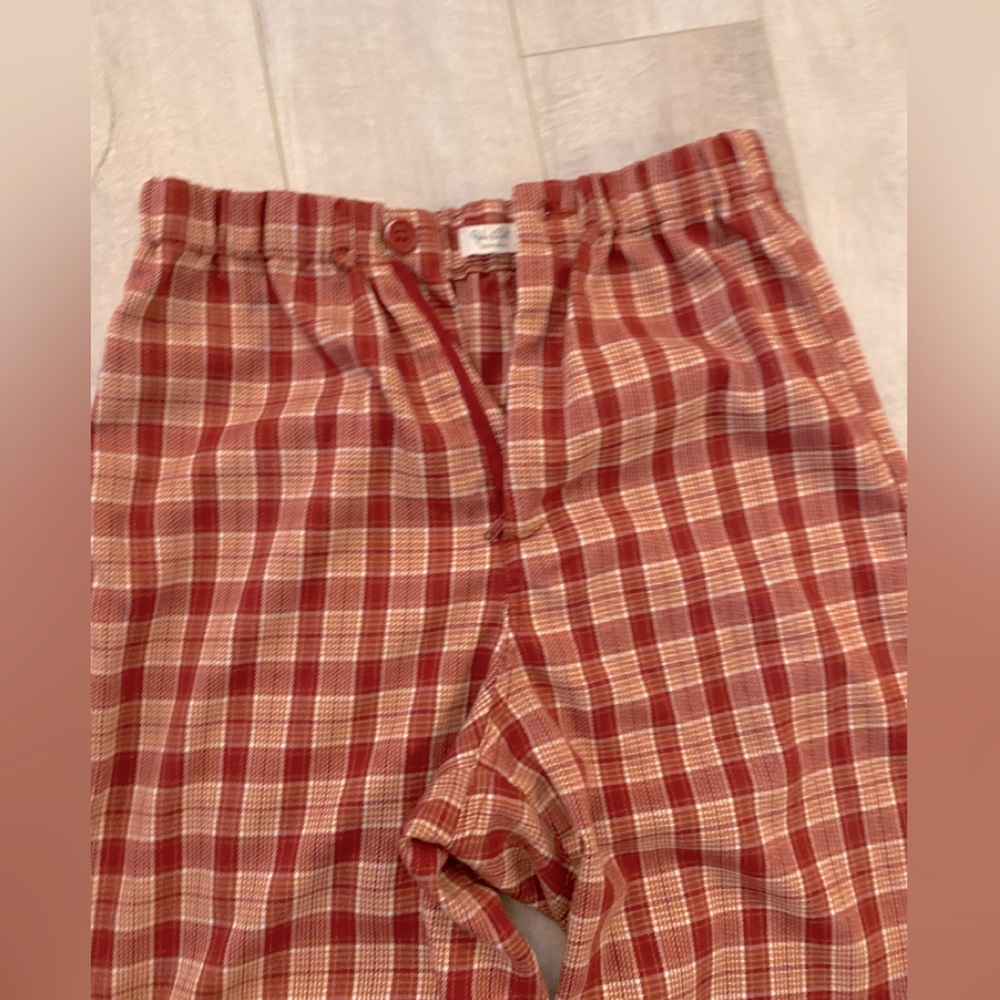 Brandy Melville plaid red pants from 2018